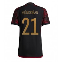 Koszulka piłkarska Niemcy Ilkay Gundogan #21 Strój wyjazdowy MŚ 2022 tanio Krótki Rękaw